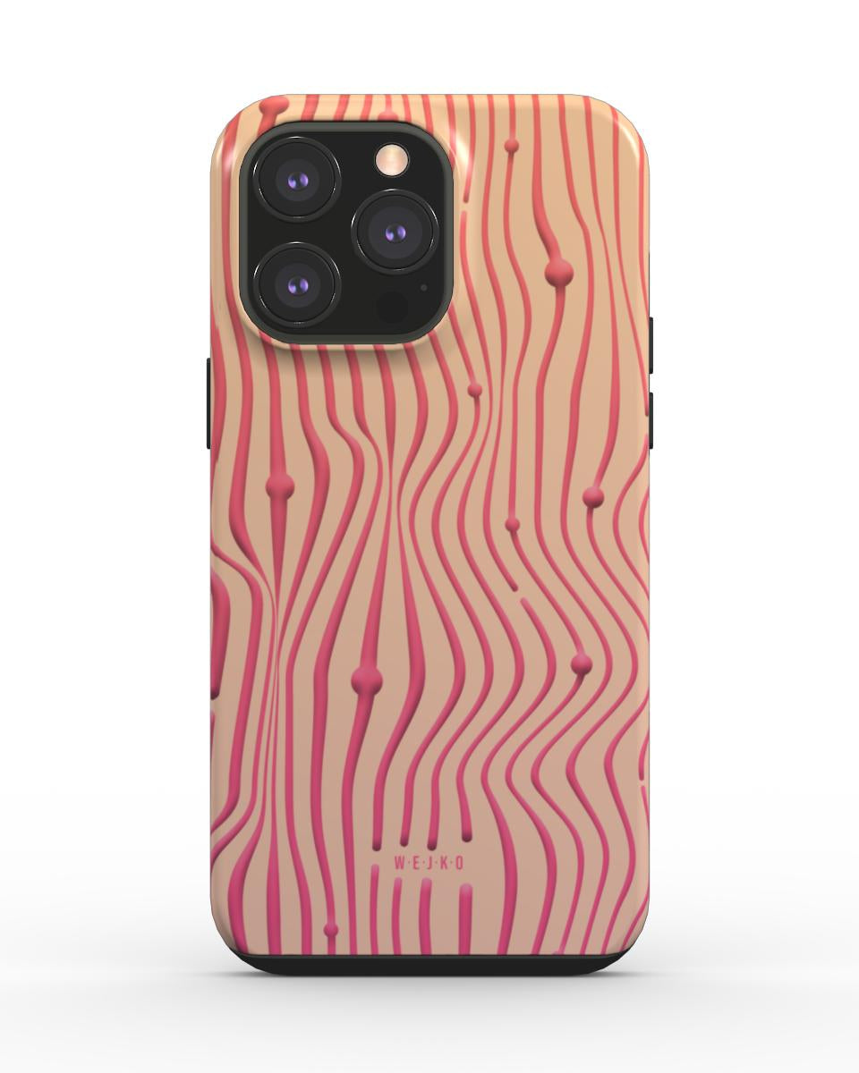 Wavy Lines Tough Phone Case