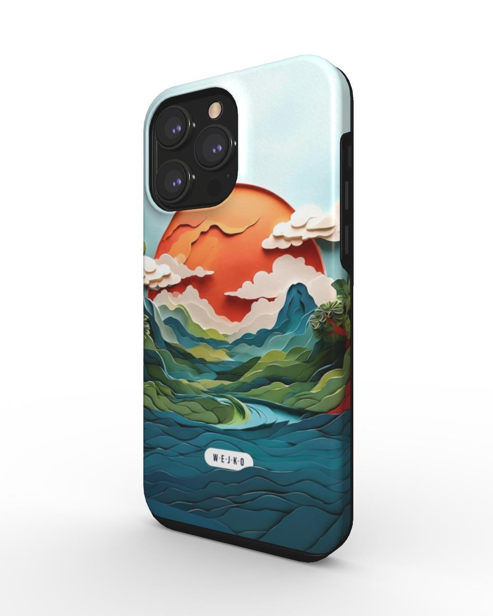 Paper Landscape Tough Phone Case